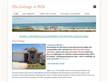 Tablet Screenshot of pcbcottage.com